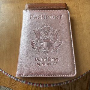 New US Passport Cover - Pink